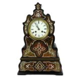 GIRGNON MEUSINIER, PARIS, AN EARLY 20TH CENTURY FRENCH BOULLE WORK MANTEL CLOCK, CIRCA 1900 Having