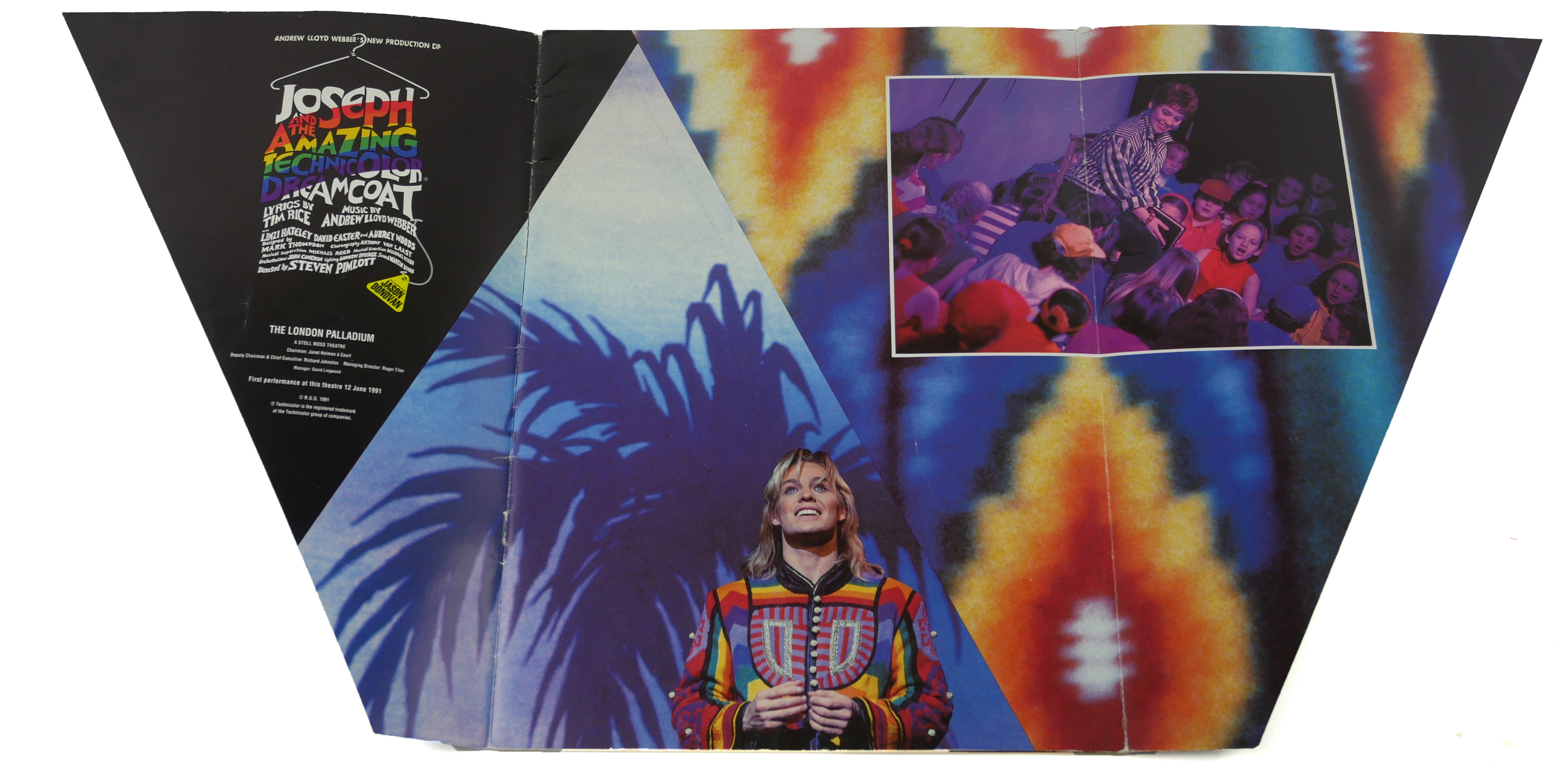 A 20TH CENTURY MUSICAL THEATRE PROGRAMME Titled 'Joseph and The Amazing Technicolor Dreamcoat' - Image 2 of 2