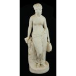 COPELAND, WILLIAM MARSHALL, R.A., A FINE MID 19TH CENTURY VICTORIAN PARIAN MODEL OF A SEMICLAD