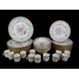 SPODE, A LARGE AND EXTENSIVE BONE CHINA DINNER AND COFFEE SERVICE Mayflower pattern, comprising