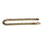 A VINTAGE 9CT GOLD BRACELET Single strand of pierced links. (approx 20cm, 5.5g) Condition: good