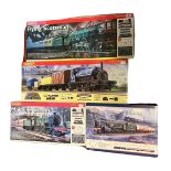 A COLLECTION OF VINTAGE HORNBY 00 GAUGE MODEL RAILWAY SETS To include Flying Scotsman, The Blue