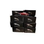 DIECAST, ATLAS EDITION, A COLLECTION OF TWENTY-FOUR VARIOUS BOXED MODELS OF JAGUAR CARS Including