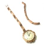ROLEX, PRIMA, AN EARLY 20TH CENTURY 9CT GOLD LADIES' COCKTAIL WATCH Having a geometric form came
