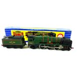 HORNBY DUBLO, A VINTAGE THREE RAIL DIECAST MODEL TRAIN LOCOMOTIVE AND TENDER Titled 'Dorchester',