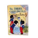 ENID BLYTON, 'THE THREE GOLLIWOGS', A RARE FIRST EDITION BOOK Illustrated by Rene Cloke, published