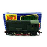 HORNBY DUBLO, A VINTAGE THREE RAIL DIESEL ELECTRIC SHUNTING LOCOMOTIVE, Number 3231, in original