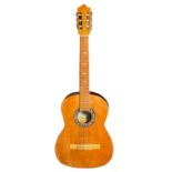 A COLLECTION OF FIVE VINTAGE ACOUSTIC GUITARS Comprising a Washburn, an Elevation, Paracho,
