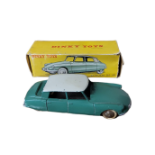 A DINKY CITROEN DS 19 24C TOY CAR, BOXED. Condition: some light marks, slight rust to underside, box