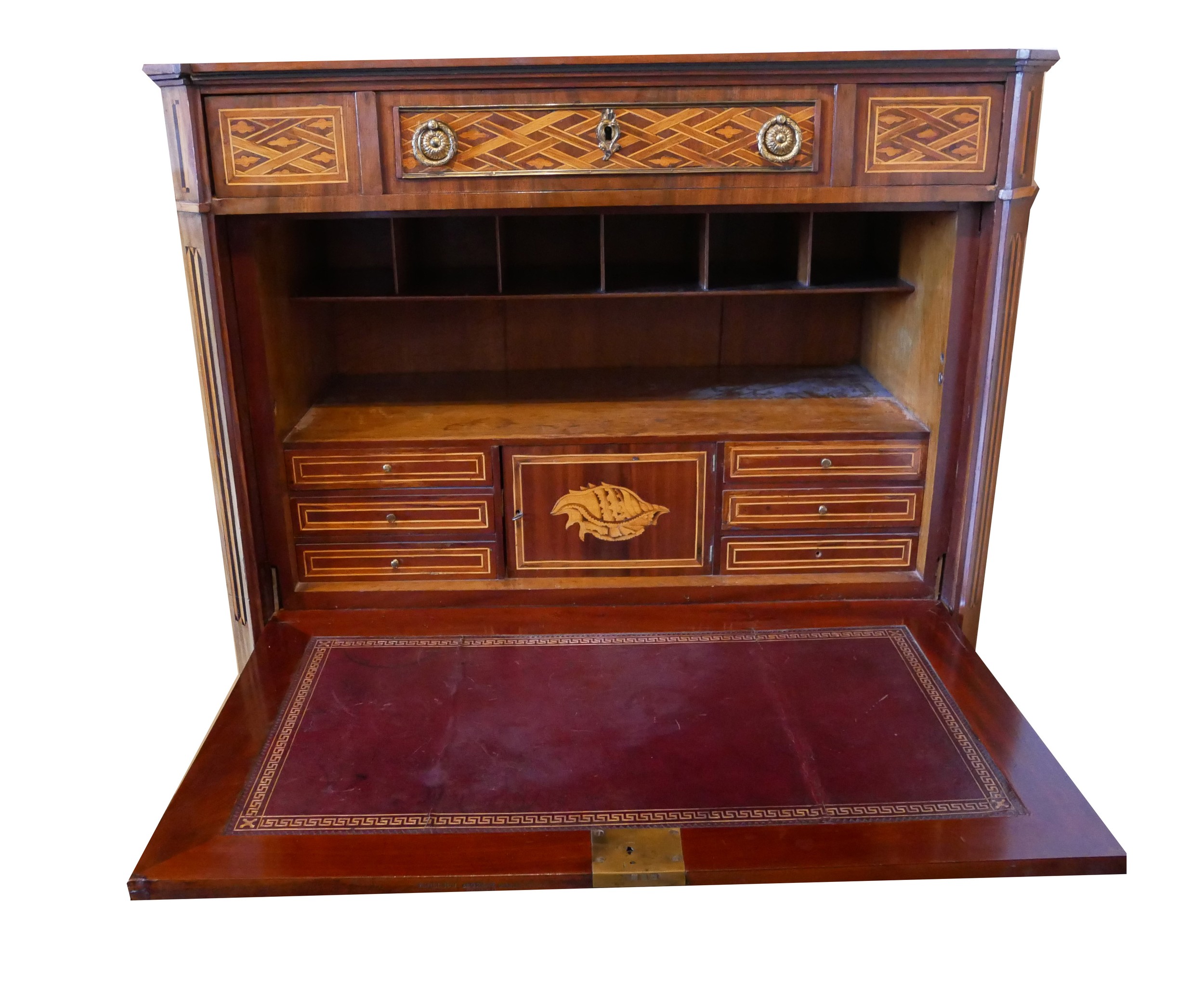 T. WILLSON OF QUEEN STREET, LONDON, A FINE EARLY 19TH CENTURY MAHOGANY AND SATINWOOD MARQUETRY - Bild 6 aus 12