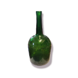 COURVOISIER COGNAC, A LARGE LATE 19TH/EARLY 20TH CENTURY GREEN GLASS BOTTLE Inscribed 'Federal Law
