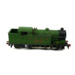 HORNBY DUBLO, A VINTAGE DIECAST MODEL THREE RAIL LOCOMOTIVE Titled '0-6-2 Tank number EDL', in red