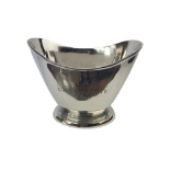 A LARGE SILVER PLATED CHAMPAGNE BATH Bearing Inscription 'Château De Louvois'. (h 28cm x length