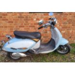 BARN FIND A APRILIA HABANA CUSTOM 125 SCOOTER Registration LK51 WFO, mileage 8751. Condition: in