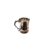 A MID 20TH CENTURY SILVER TANKARD Having a single handle and bulbous body, inscribed 'Vitafoam