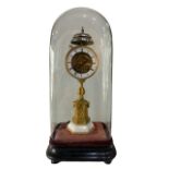 AN UNUSUAL 19TH CENTURY FRENCH PARIS EXHIBITION ORMOLU DOMED CLOCK Striking petite sonnerie on two