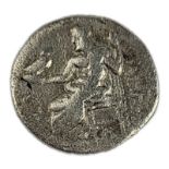 ALEXANDER THE GREAT, 336-323BC, AN ANCIENT GREEK SILVER COIN Zone drachm with head of Herakles