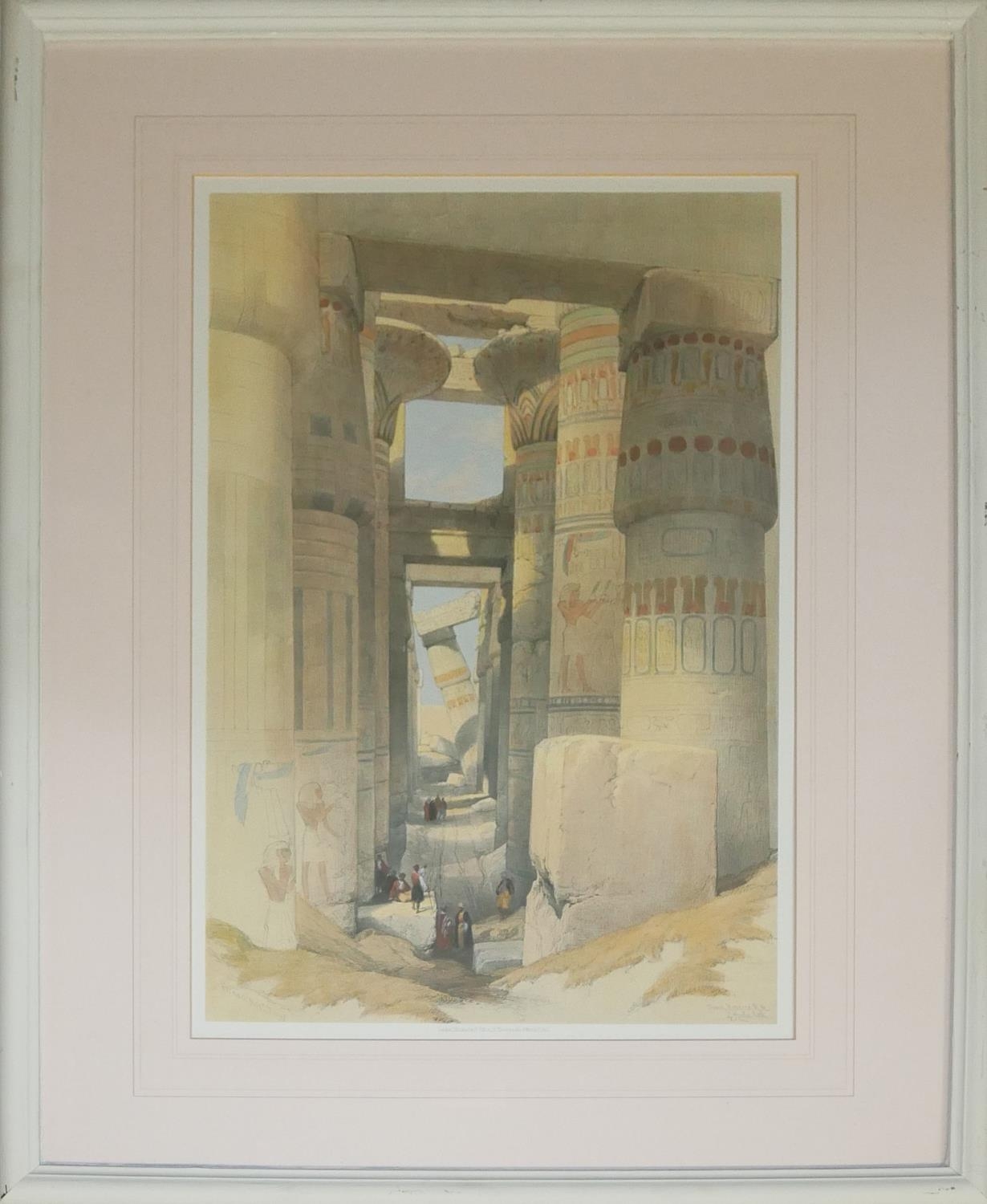 THREE DAVID ROBERTS, 1796 - 1864, COLOURED PRINTS Middle Eastern scenes, 20th Century, mounted, - Image 3 of 6