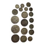 A COLLECTION OF EARLY 20TH GERMAN SILVER COINS To include a Funf mark coin, dated 1908, three Drei