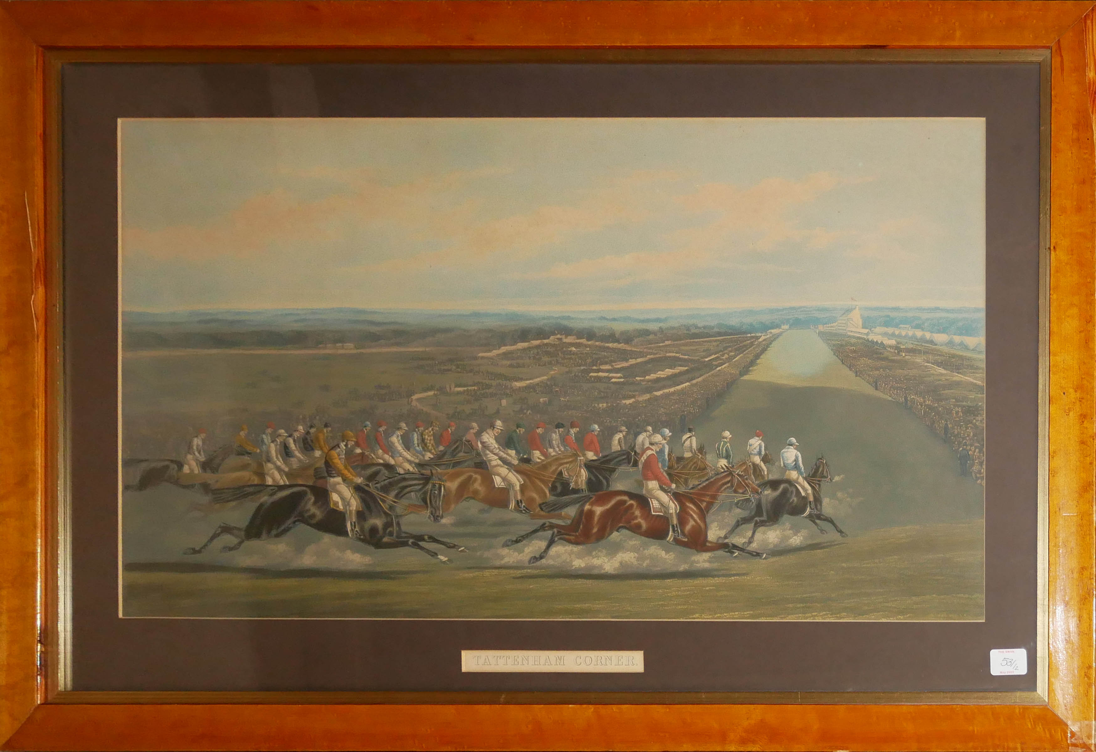 AFTER HENRY ALKEN, 1785 - 1851, A PAIR OF LATE 18TH/EARLY 20TH CENTURY HORSE RACING PRINTS, - Image 2 of 3