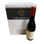 LES VIGNES DU PRINCE CÔTES DU RHÔNE 2016, SIX 750ML BOTTLES.