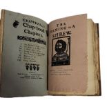 CRAWHALL CHAP-BOOK CHAPLETS, A 19TH CENTURY LEATHER BOUND HARDBACK BOOK Published by Joseph
