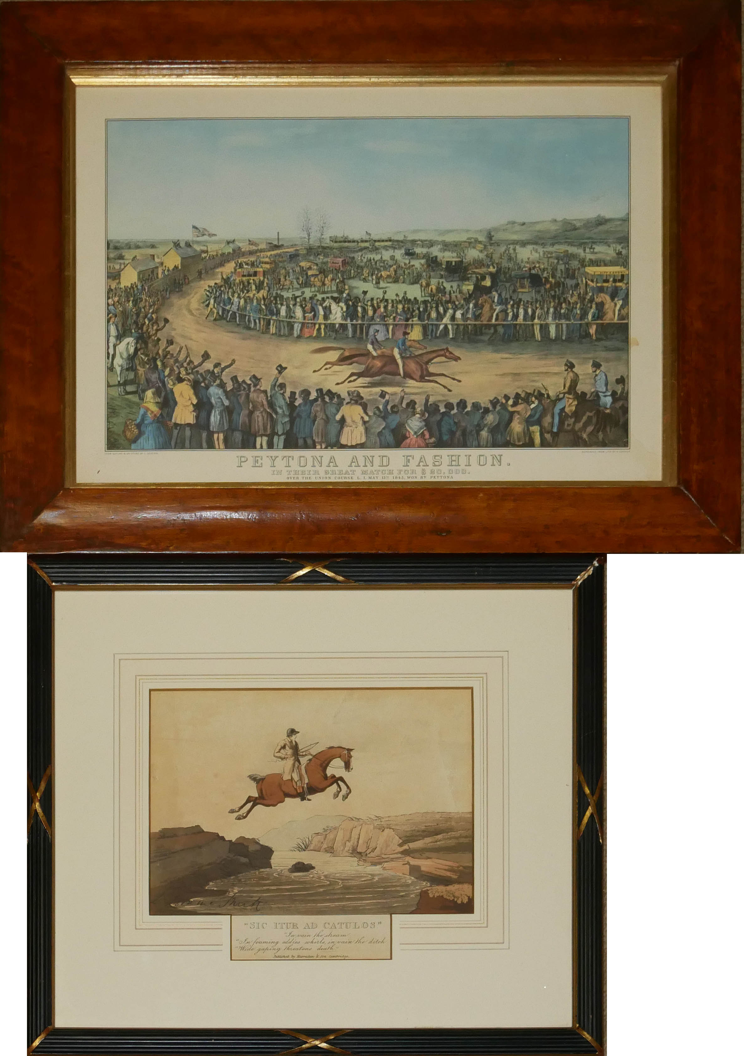 AN EARLY 20TH CENTURY WATERCOLOUR, HUNTING SCENE Unsigned, Circa 1900 - 1930, an early 19th