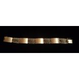 GEORG JENSEN, A MID 20TH CENTURY SILVER RECTANGULAR LINK BRACELET. (approx weight 32g, 1.8cm x 19.