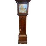 CARTER OF LONDON, A GEORGIAN OAK EIGHT DAY LONGCASE CLOCK With brass and silvered square dial and