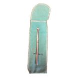 TIFFANY & CO., A .925 SILVER PROPELLING PEN In Tiffany blue bag. Condition: good, in need of ink