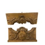 A FINELY CARVED 19TH CENTURY LOUIS XV STYLE OAK PANEL SECTION FROM THE GRAND BALLROOM IN THE NEW