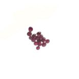 A PARCEL OF LOOSE CABOCHON RUBIES. (Approx 1.98ct)