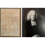 SIR JOSHUA REYNOLDS, PRA, PLYMPTON, DEVON, 1723 - 1792, LONDON, RARE 18TH CENTURY PRELIMINARY SKETCH