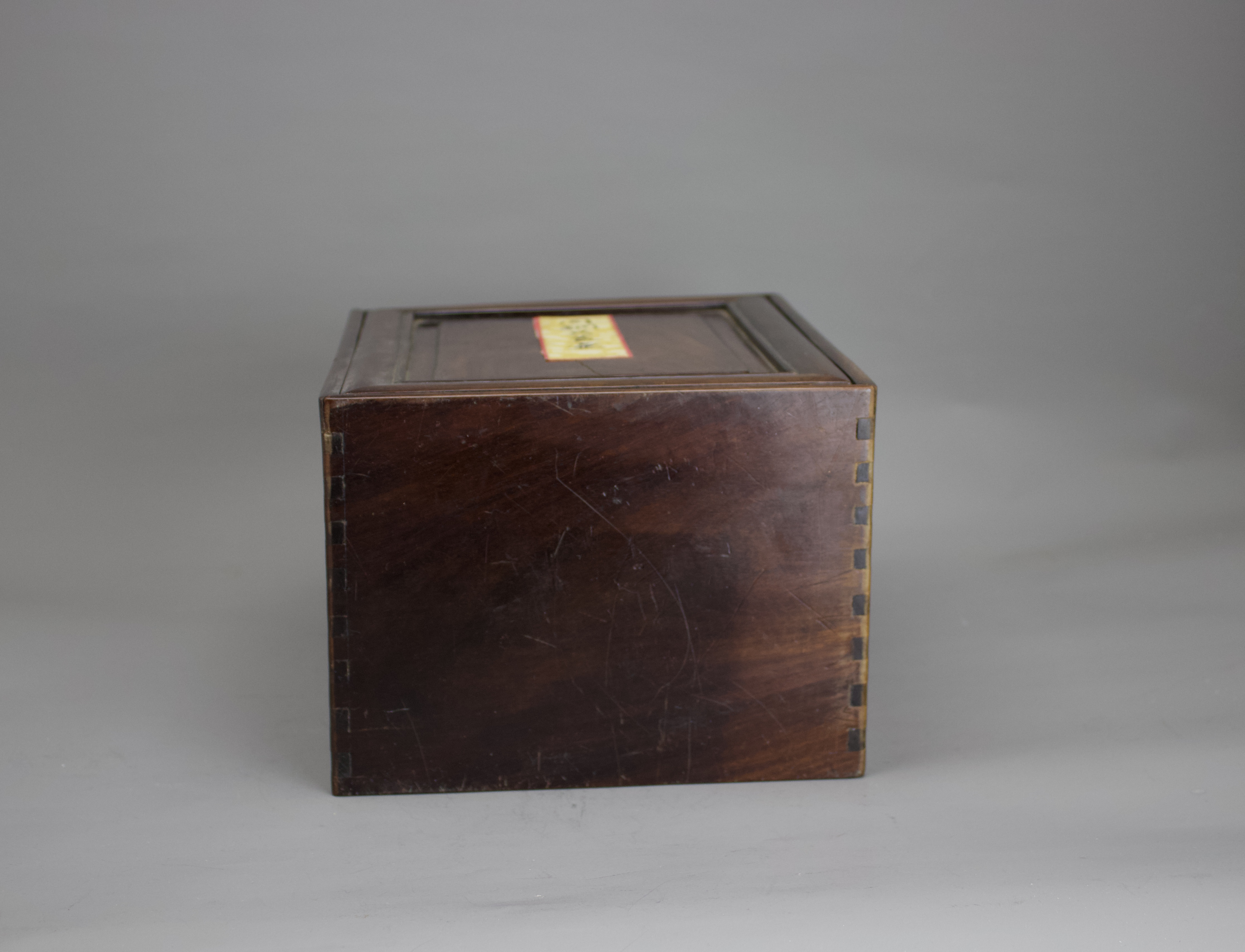 A good Hardwood Box and Cover, c. 1900H: 31cm L: 20 cm W: 14.7 cm including handles A good - Image 6 of 9