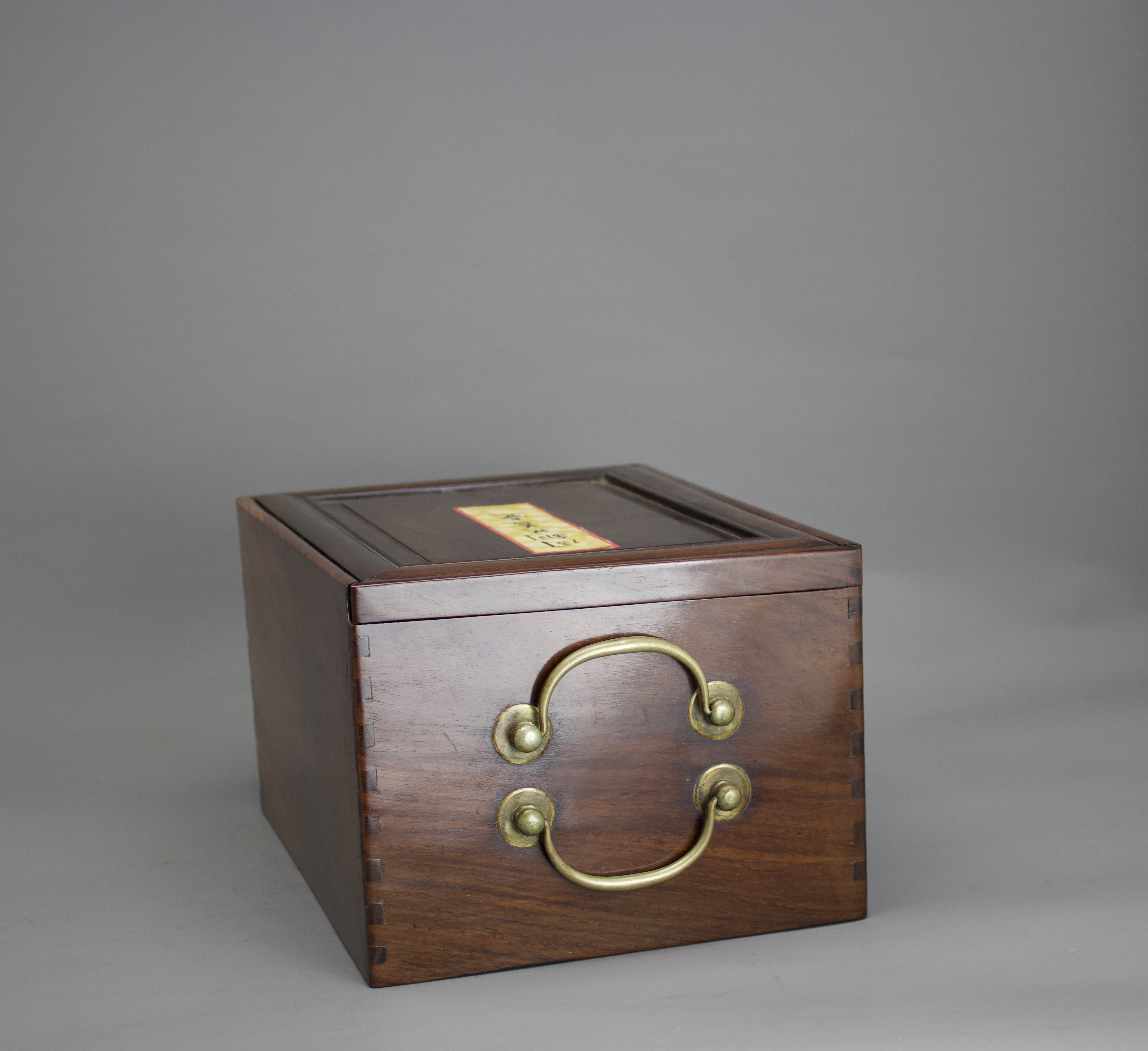 A good Hardwood Box and Cover, c. 1900H: 31cm L: 20 cm W: 14.7 cm including handles A good - Image 5 of 9