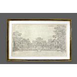 A copper plate Print of the Summer Palace, c. 1786, after Guiseppe Castiglione (1688 - 1768)W: 90cm,