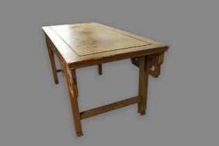 A Chinese Wood Altar Table, c. 1900 W: 101.5cm