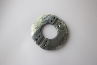 A Pair of Jade Huang, Neolithic or latereach L: 10cm A Pair of Jade Huang, Neolithic or later The