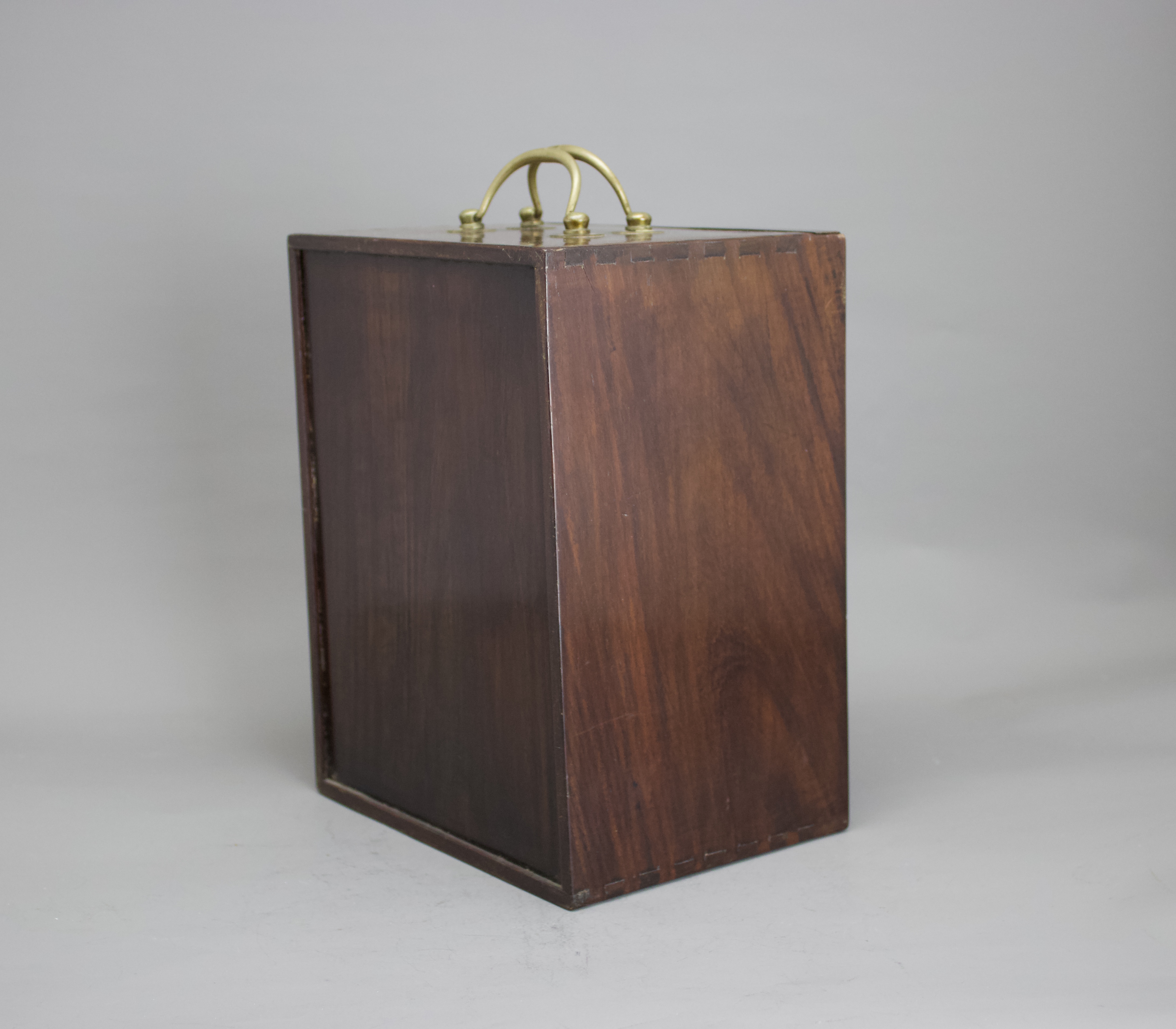 A good Hardwood Box and Cover, c. 1900H: 31cm L: 20 cm W: 14.7 cm including handles A good - Image 3 of 9