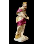 KPM ROYAL BERLIN WORKS, A 19TH CENTURY PORCELAIN MODEL OF PLUTO, GOD OF UNDERWORLD In classical