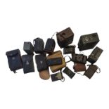 A COLLECTION OF SIXTEEN EARLY 20TH CENTURY ENSIGN BOX CAMERAS Mainly Kodak, including a few