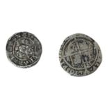 AN ENGLISH MEDIEVAL EDWARD I LONGSHANKS, 1272 - 1307, SILVER PENNY Together with an Elizabeth I,
