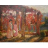 STUDIO OF MIGUEL CANAL, HOMMAGE TO HENRI MARTIN, 1860 - 1943, A LARGE 20TH CENTURY OIL ON CANVAS