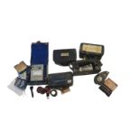A VINTAGE HAGNER UNIVERSAL PHOTOMETER Together with 6 EEL Lightmaster photometers and other