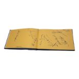 GORDON BANKS, A VINTAGE SIGNED AUTOGRAPH BOOK Containing various signatures of Stoke City Football