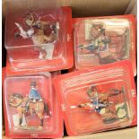 A COLLECTION OF THIRTY-THREE NAPOLEONIC WARS CAVALRY DIECAST ALLOY METAL MODELS By Delprado, 1:32