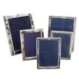 CARR?S OF SHEFFIELD LTD, A COLLECTION OF FIVE SILVER MOUNTED PICTURE FRAMES Various sizes, all