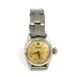 A VINTAGE LADIES ROLEX OYSTER PRECISION WATCH, manually-wound, with rare minute repeater hand. Fully
