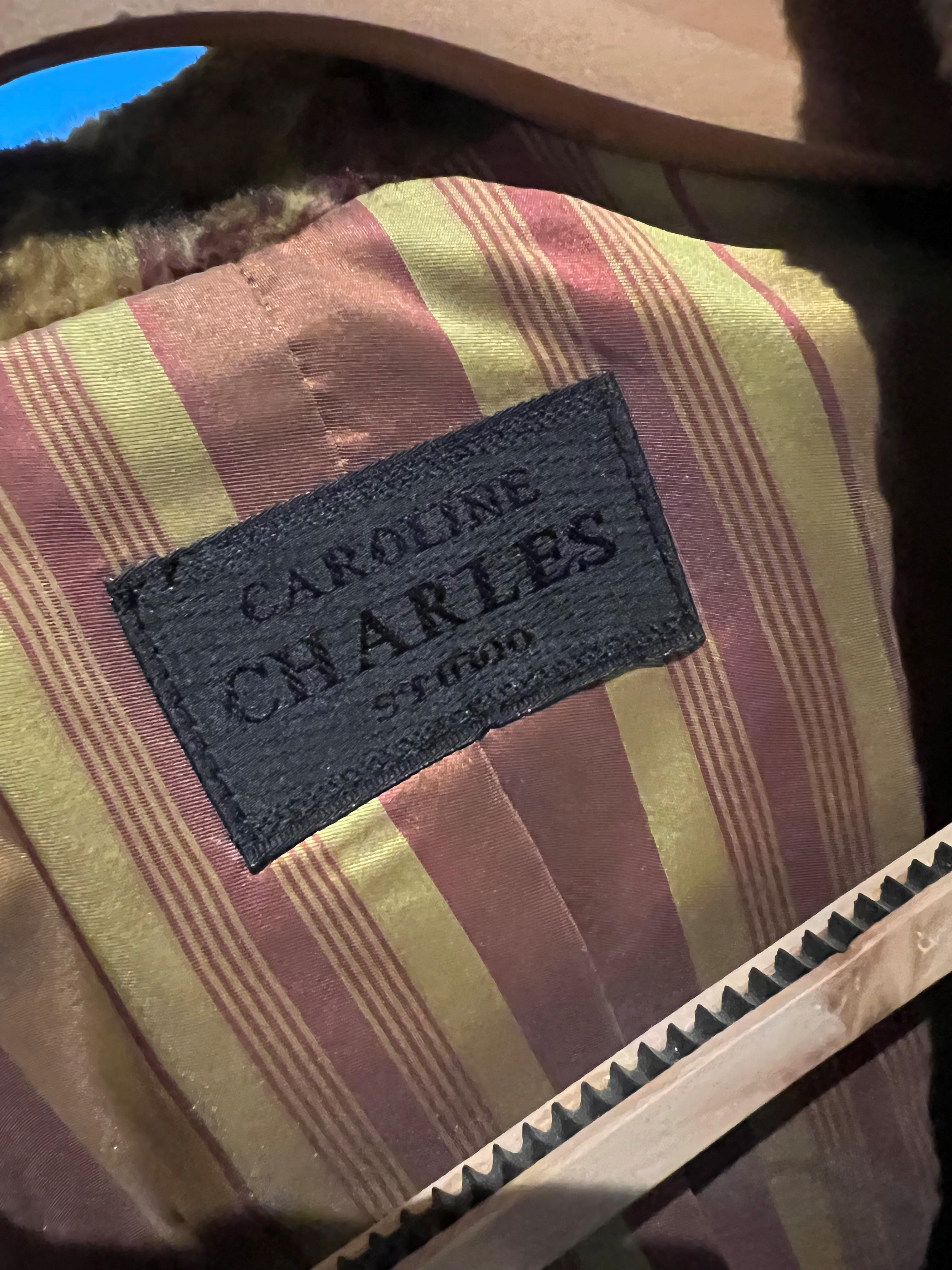 CAROLINE CHARLES, A SOFT SUIT JACKET. (size M) - Image 4 of 5