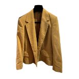 DAKS, A BEIGE SUIT JACKET. (size 12)